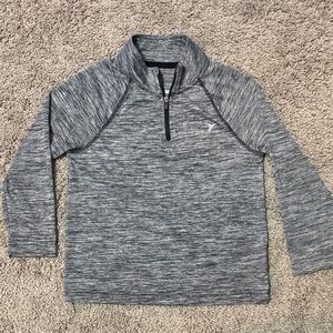 Old Navy Active Go-Dry Gray Quarter-Zip Pullover XS